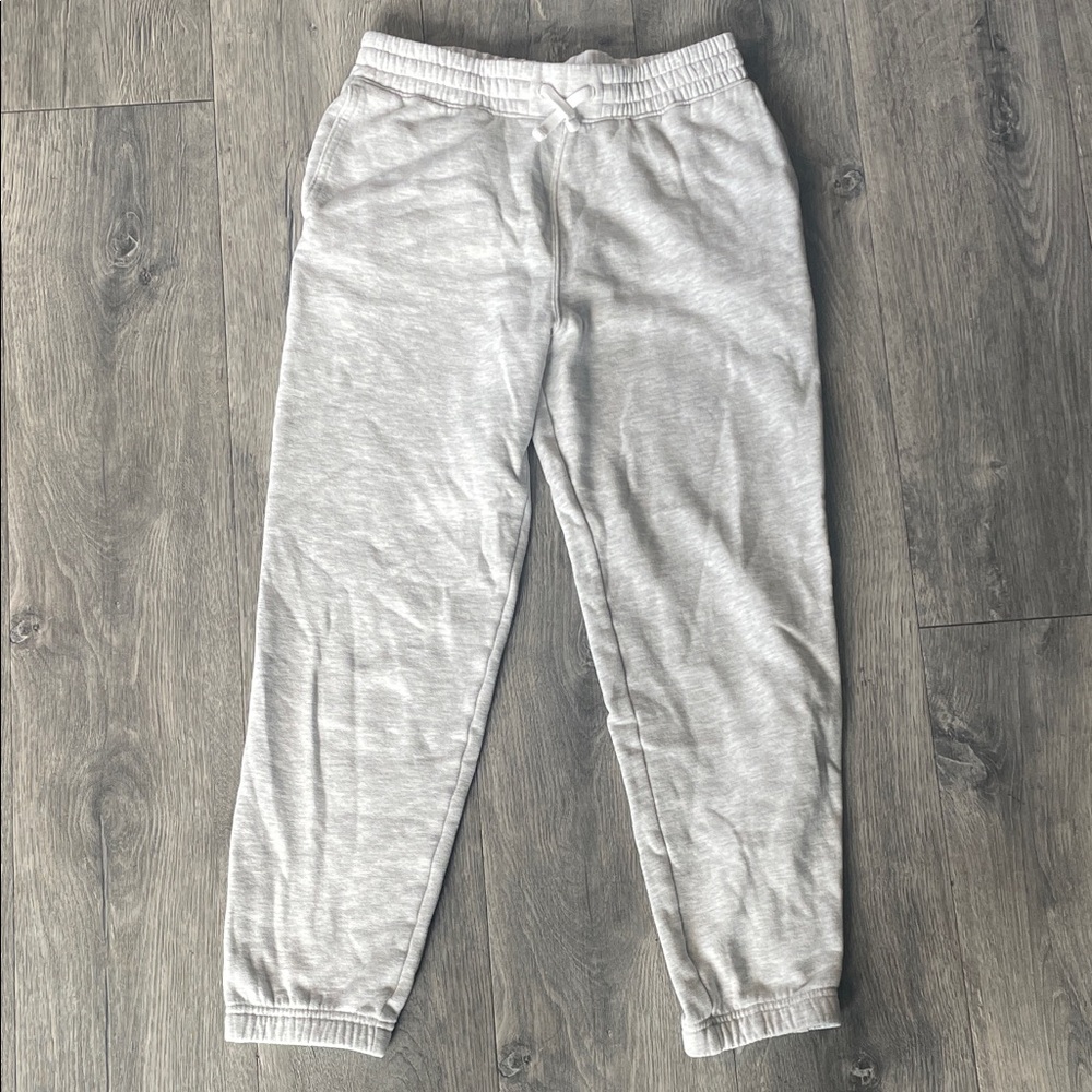 Girls Gray Jogger Sweatpants